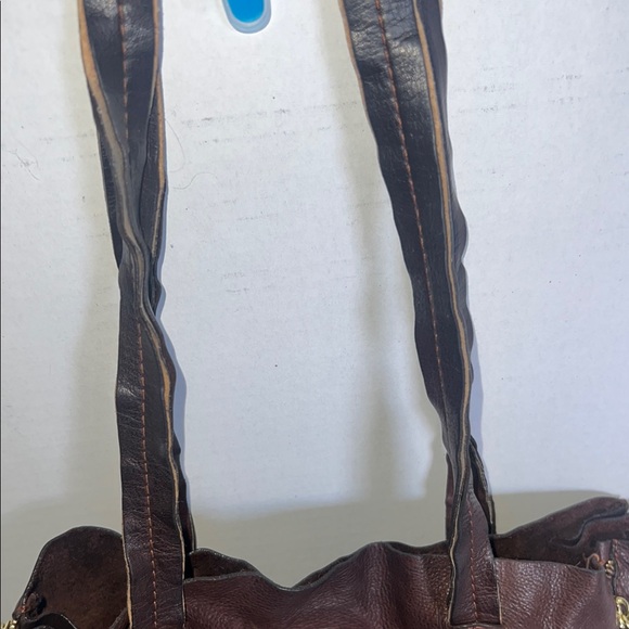 ☀️SALE☀️Vintage Pebbled Leather Tote Bag - Picture 5 of 13